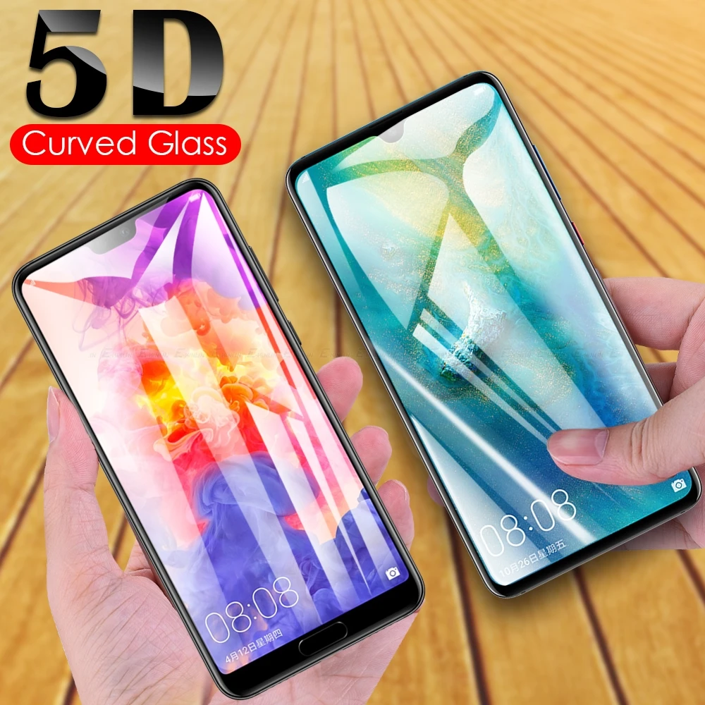 5D изогнутое закаленное стекло для HuaWei mate 30 RS View 20X5G Honor P20 P30 Pro Lite Полное покрытие Защитная пленка для экрана