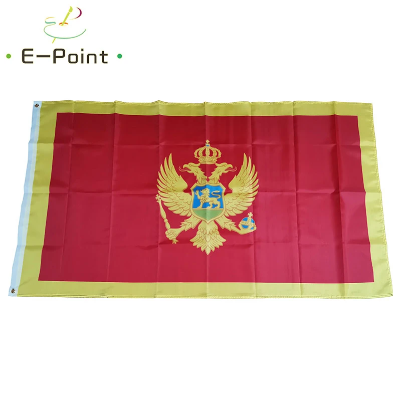 Montenegro Flag 2ft*3ft (60*90cm) 3ft*5ft (90*150cm) Size Christmas Decorations for Home Flag Banner