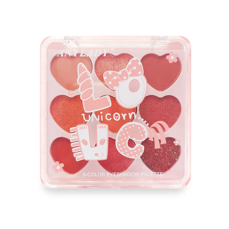 Палитра теней для век матовые земляные Перламутровые тени блестки палитра