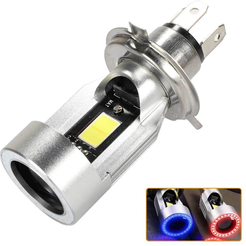 Мотоциклетные фары H4 светодиодный Hi Lo луч мото HS1 фар велосипед s лампы 12V 80V 2000LM с