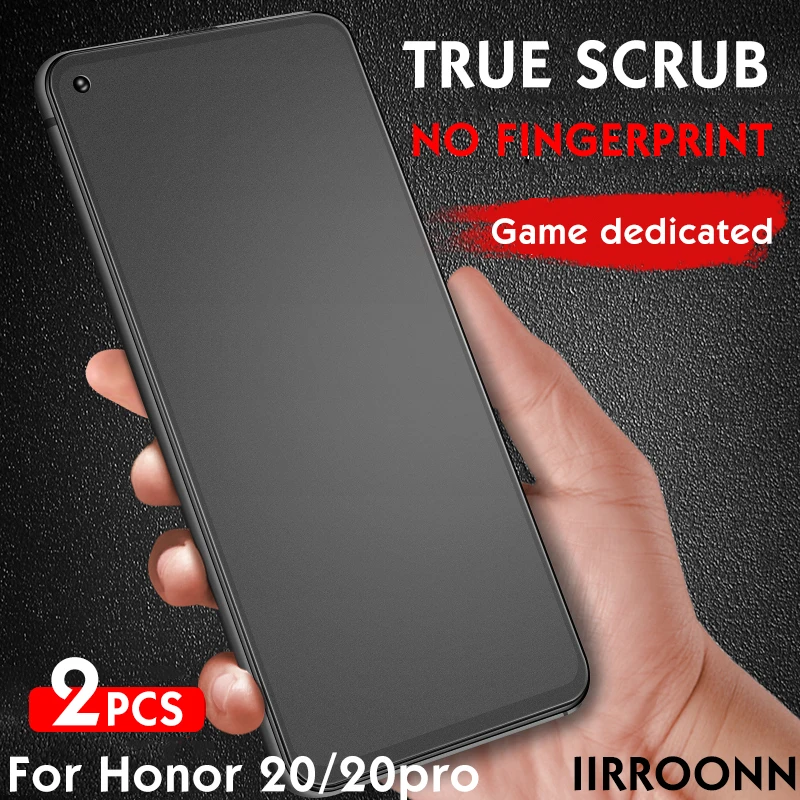 (4 вида стилей) 2 шт./лот матовая Защита экрана для Huawei Honor 20 pro 20s V20 закаленное
