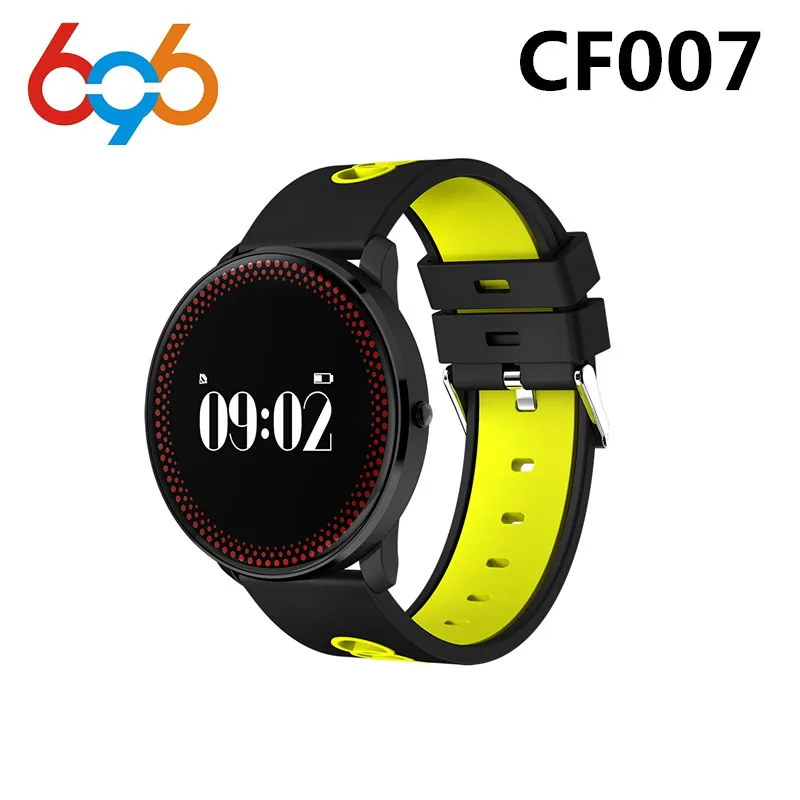 696 Bluetooth 4 0 CF007 фитнес трекер Спортивный Браслет Монитор артериального давления