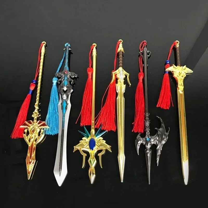 

Doula Continent Anime Figure Weapon Figurine TangSan Zinc Alloy Sword Model Toys Demon Slayer Keychain Collection For Gifts 22Cm