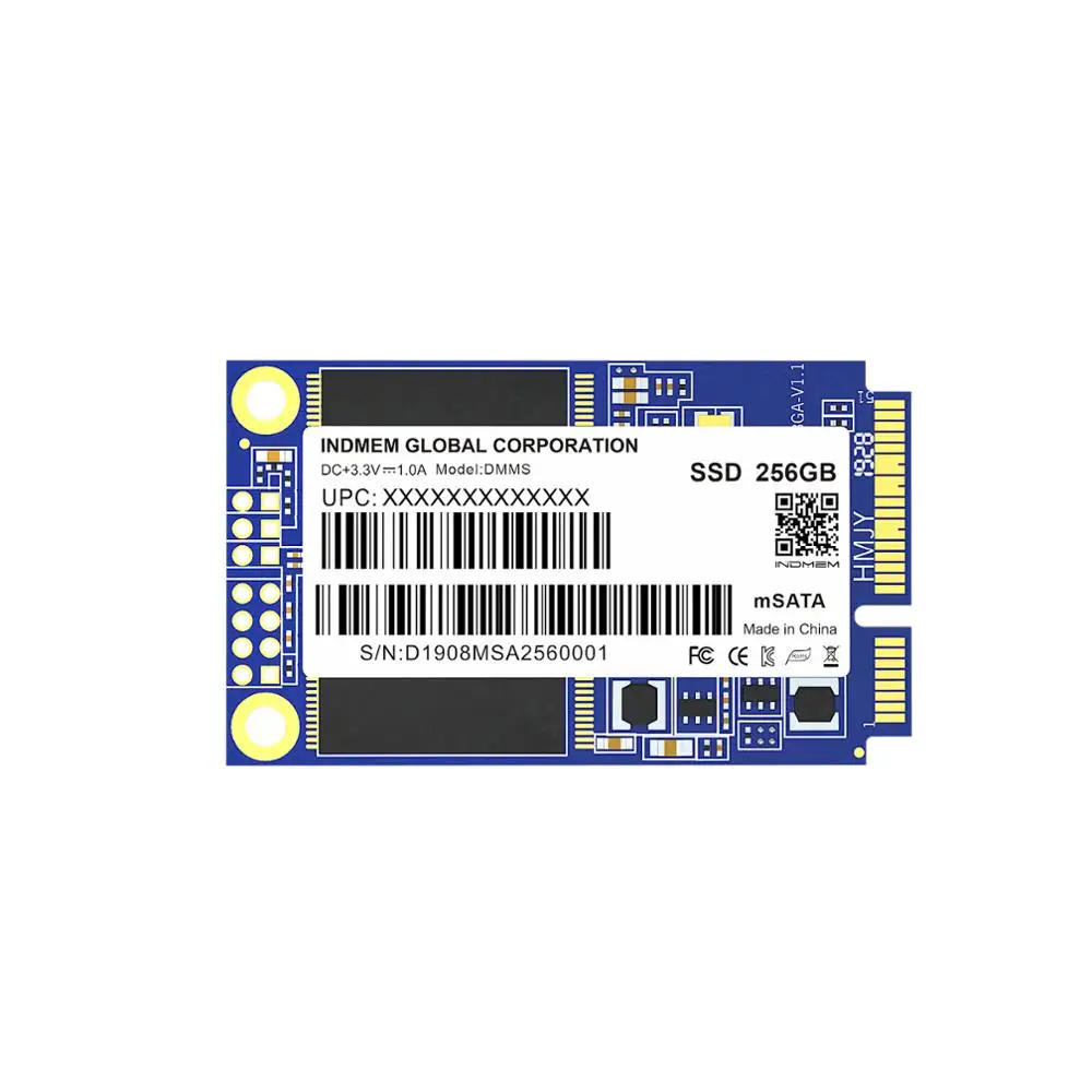 Твердотельный накопитель INDMEM mSata MLC SSD Sata 256 ГБ 128 Гб 64 32 HD жесткий диск 120 240 512
