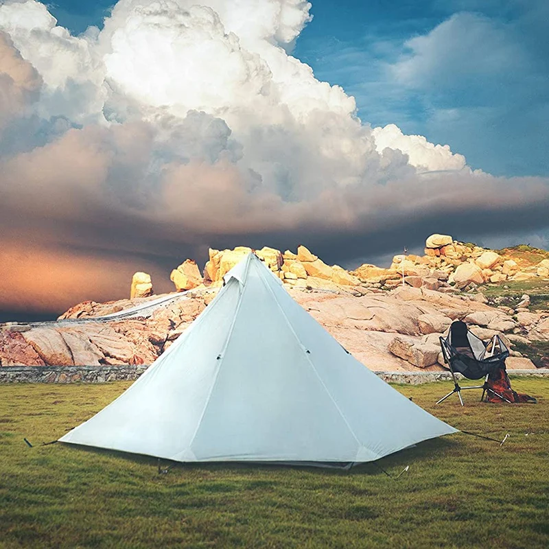 Открытый Кемпинг Пирамида Палатка Сверхлегкий большой солнцезащитный тент Shelter