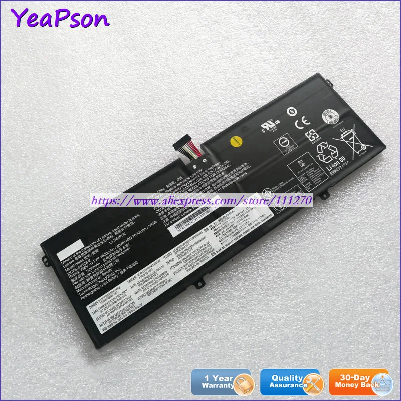 Yeapson 7 68 V 7820mAh 60Wh подлинный L17M4PH2 L17L4PH2 Аккумулятор для ноутбука lenovo Yoga Pro 13IKB C930