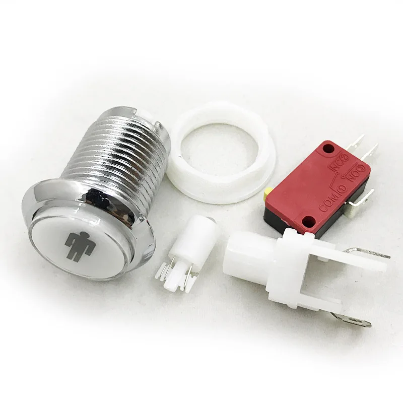 Бесплатная доставка/Аркады Кнопка/освещающий старт Аркады кнопки с светодиодный