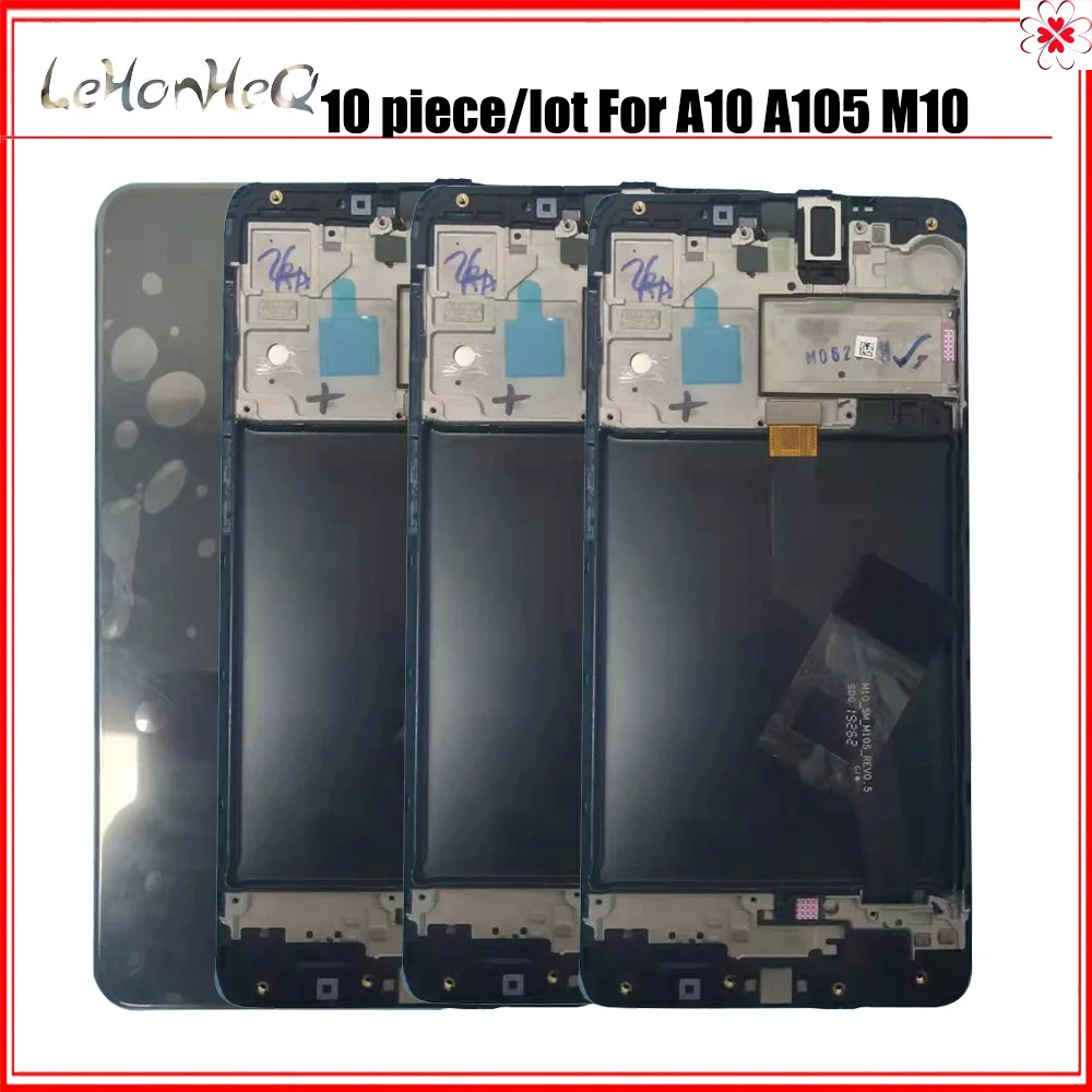 10 шт./лот A10 ЖК дисплей с рамкой для samsung Galaxy A105 A105F M10 M105 Дисплей кодирующий