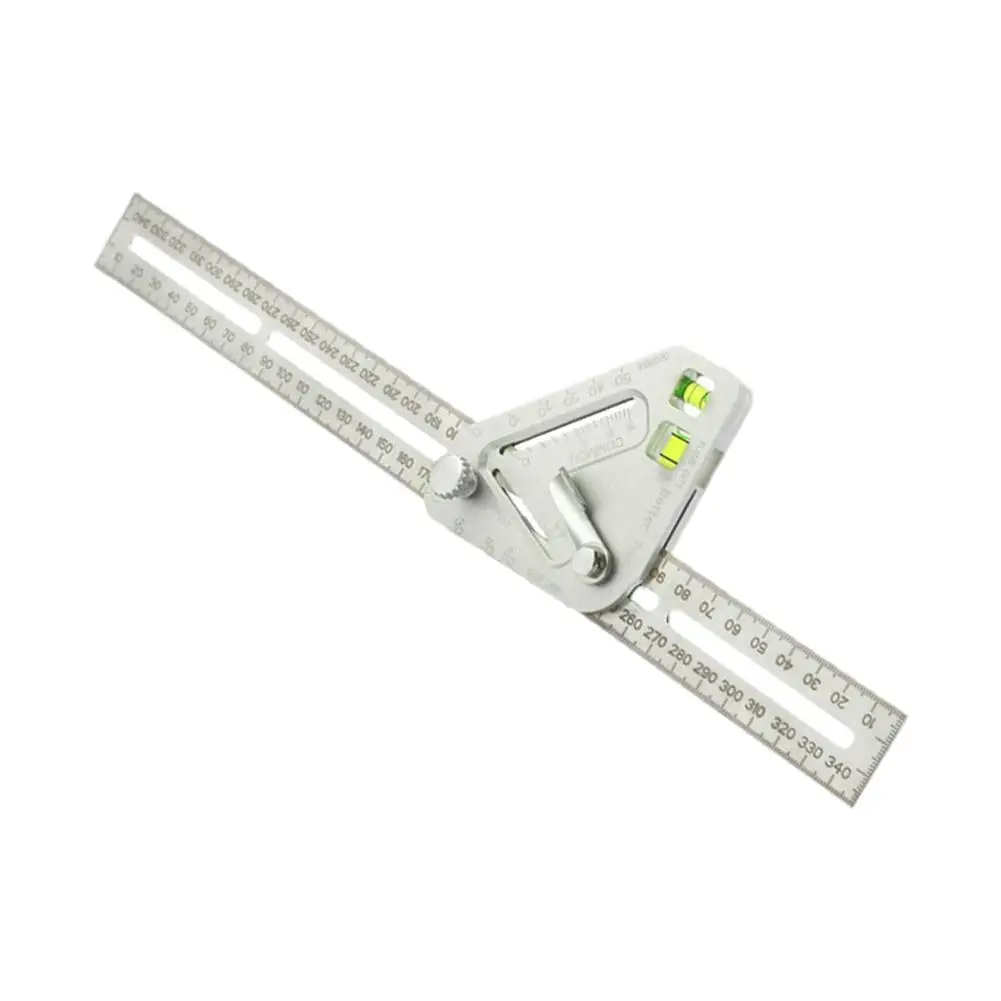 

Multifunctional Triangle Angle Ruler Level Protractor Aluminum Alloy High Accuracy Woodworking Carpentry Measur