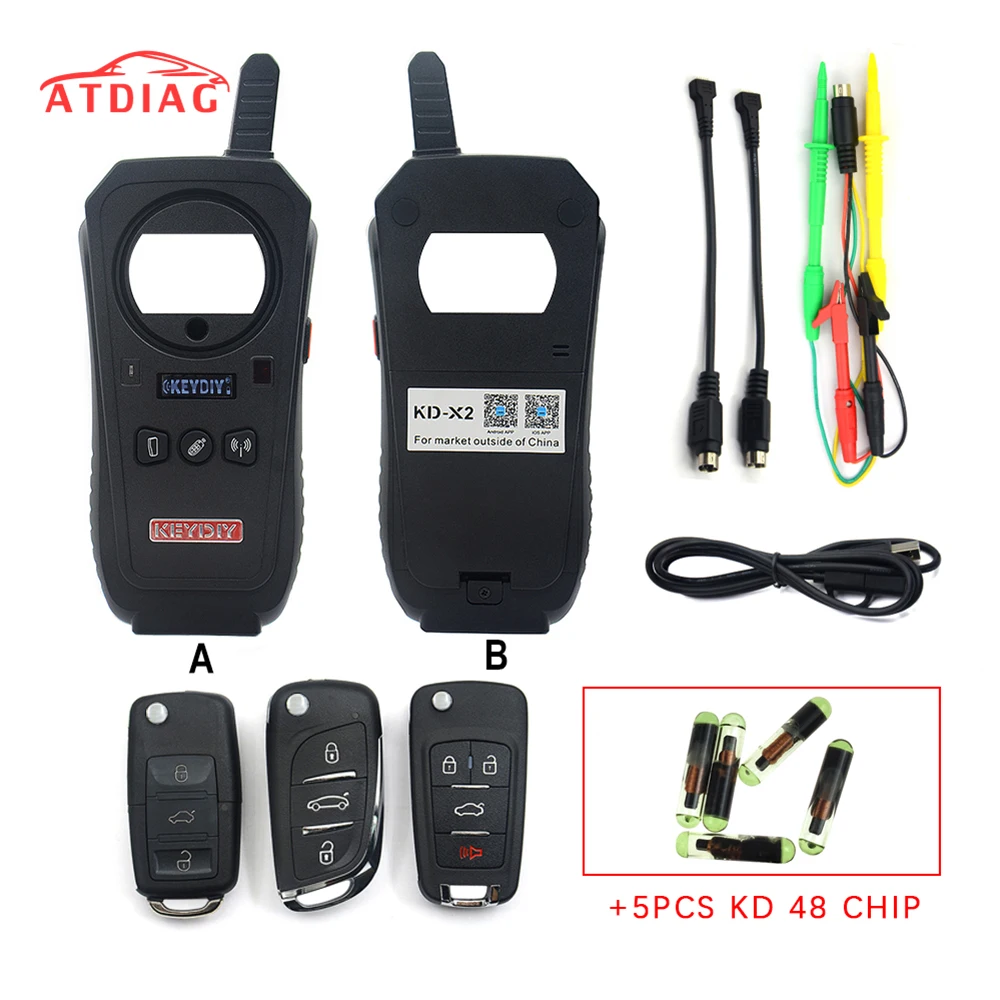 KEYDIY KD X2 kd дистанционный генератор чип идентификация с 96 бит 48 транспондер функция