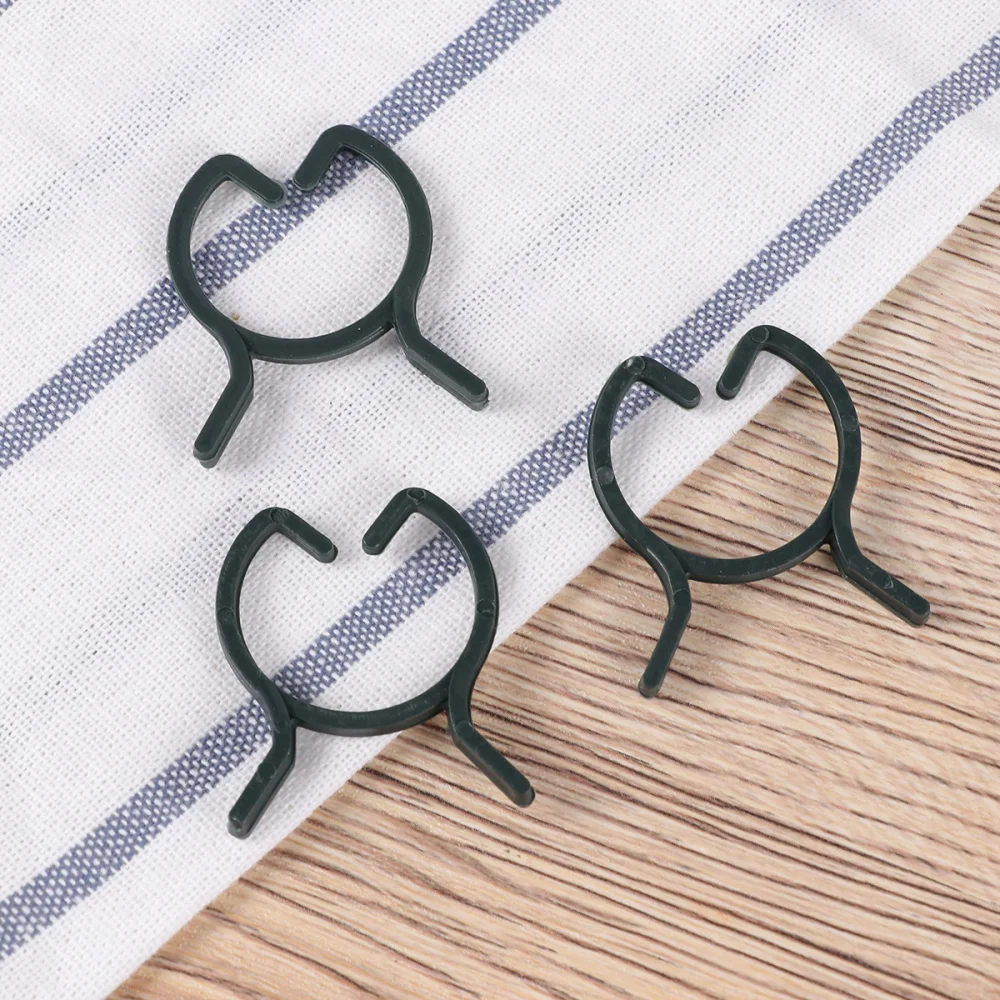 

100 Pcs/Pack Vegetable Clips Garden Flower Gardening Bonsai Ladybug Shape Clips Vine Fixed Clips Graft Plant Support Vine Clips