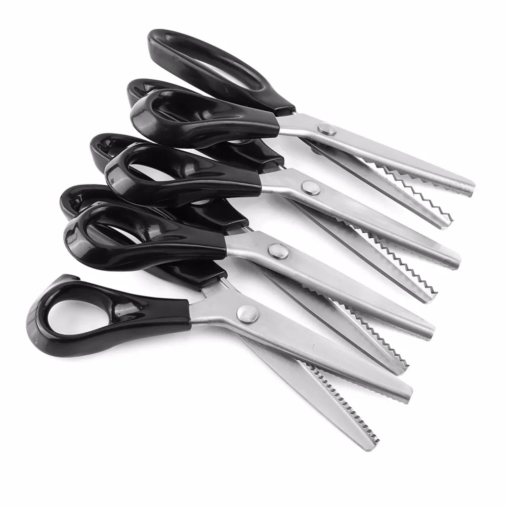 

Professional Dressmaking Pinking Shears Scissors 3 5 7mm Fabric Decorative Edge Pinking Shears Sewing Scissors