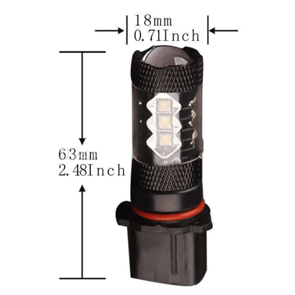 

1 Pair 9145/H10 LED Fog Light Bulbs 6000K White for Toyota Tundra 2007-2013