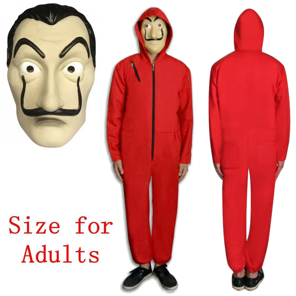 Костюм для косплея Дом паперов ла Каса де Papel Испания ТВ Netflix маскарадный костюм