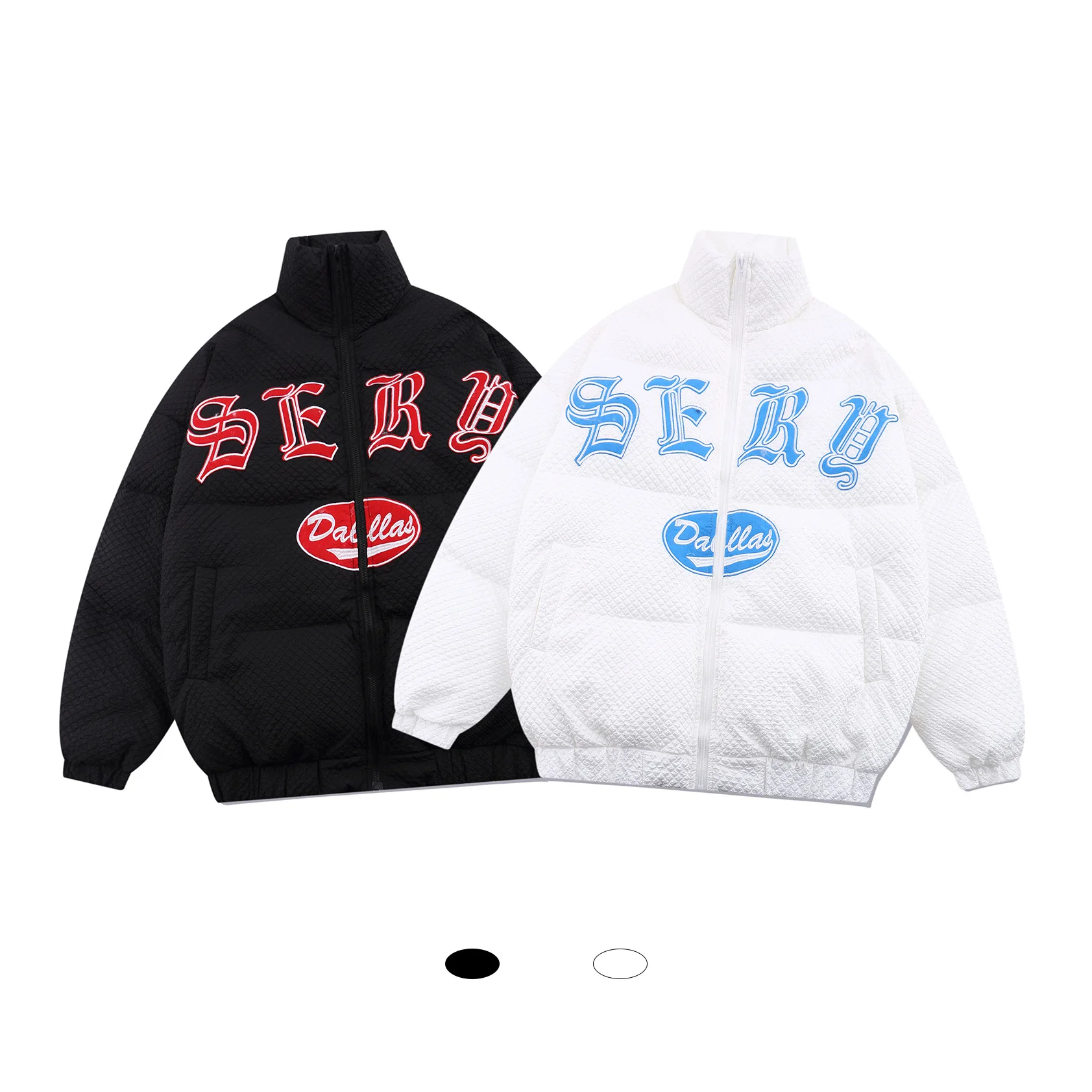 

Утепленная стеганая куртка с надписью, теплая куртка Techwear, мужская одежда Traf, Женская ветровка, зимнее пальто, уличная одежда