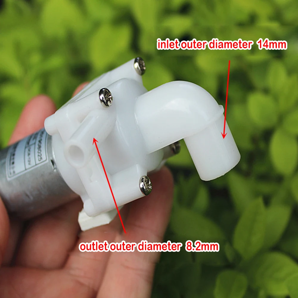 DC 8V 12V 0.3A маленький 370 моторный насос водяной микро центрефужныйэлектро большой