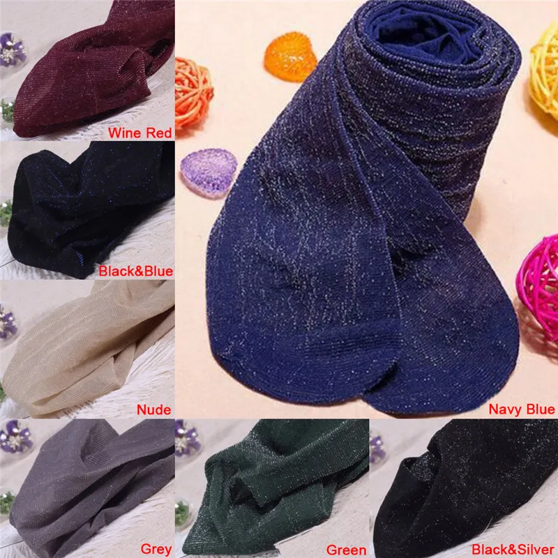 

1PC Women Girls Color Tights Female Shiny Pantyhose Fashion Lady Sexy Anti Hook Stockings Colorful