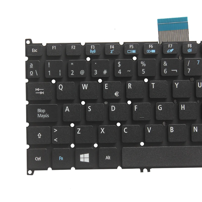 Новая клавиатура с испанской раскладкой для Acer Aspire V5-122 V5-122P 132P V13 V5-132 E11 V3-371 черная