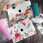 Чехол для MacBook Pro Retina 11, 12, 13, 15, 2021, прозрачный, с принтом, с сенсорной панелью и Air, 13,3 дюйма, 2020 A2338, A2337, M1, A2179