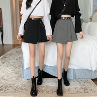 spring and summer 2021 new korean version of the high waisted thin a line skirt fashion all match pleated skirt