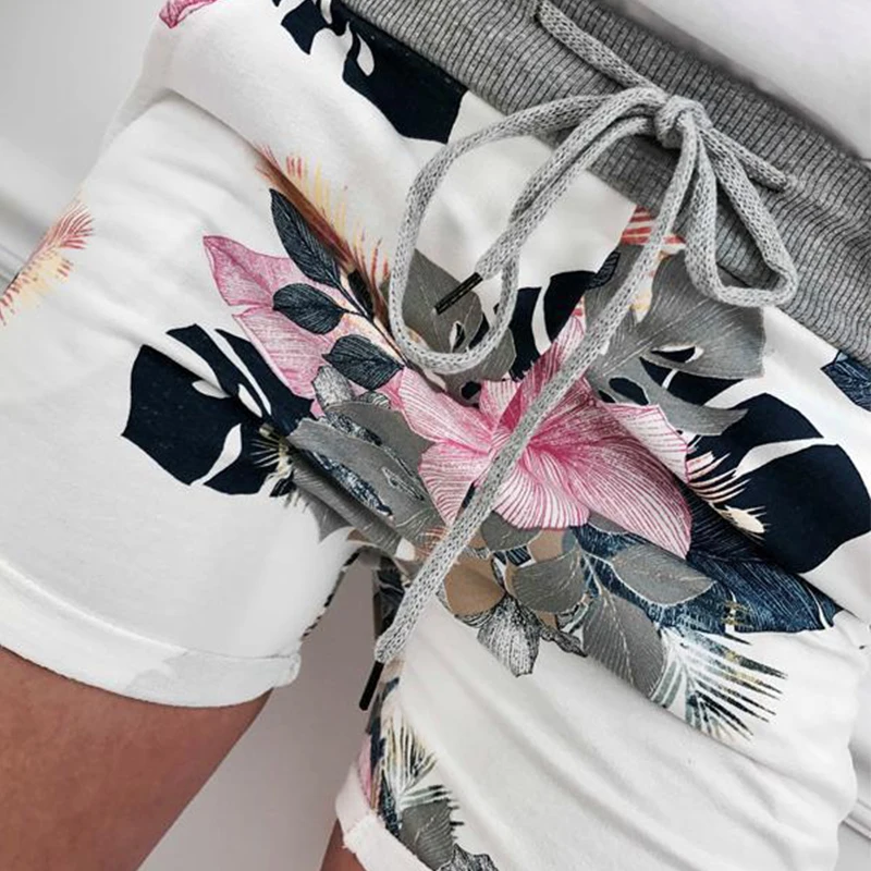 Модные шорты Nova Booty женская летняя одежда сексуальный цветочный принт