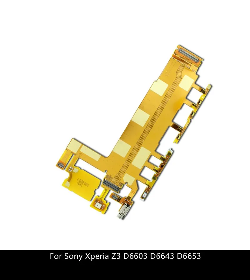 Для Sony Xperia Z3 D6653 D6603 D6643 3G 4G кнопка переключения громкости камеры и гибкий кабель