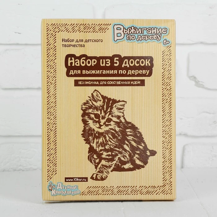 Доски для выжигания &quotБез рисунка. Для собственных идей&quot 5 шт.— 21 × 16 0 4 см | Дом и