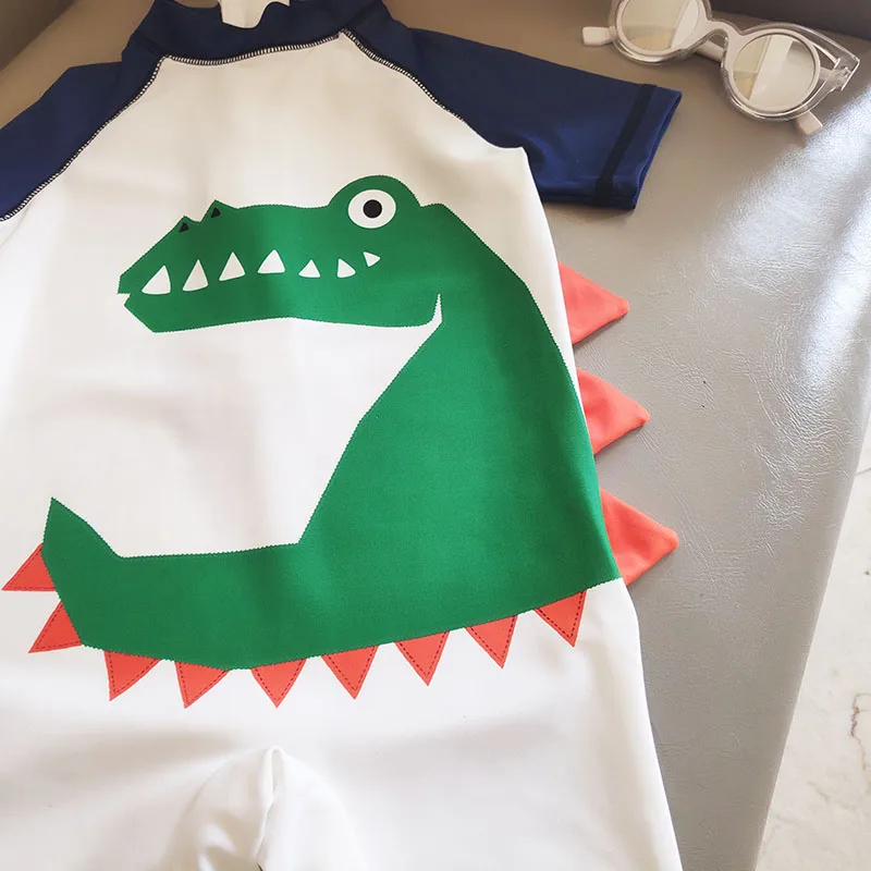 Новый детский купальный костюм для мальчиков модные купальные костюмы с