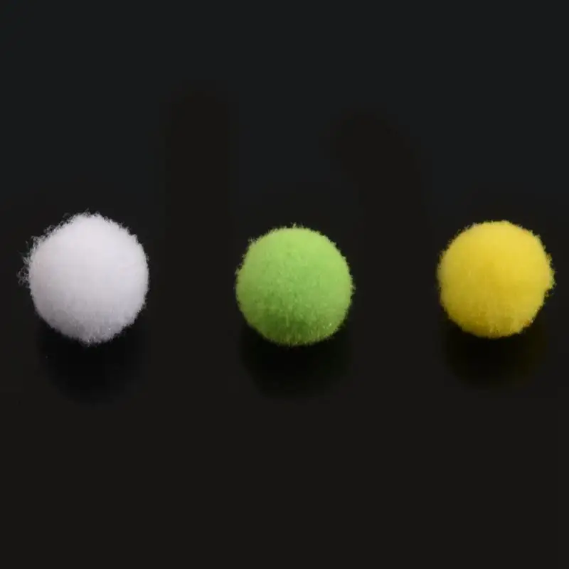 

1000 Pcs 10mm Mixed Color Soft Fluffy Pom Poms Pompoms for kids Crafts