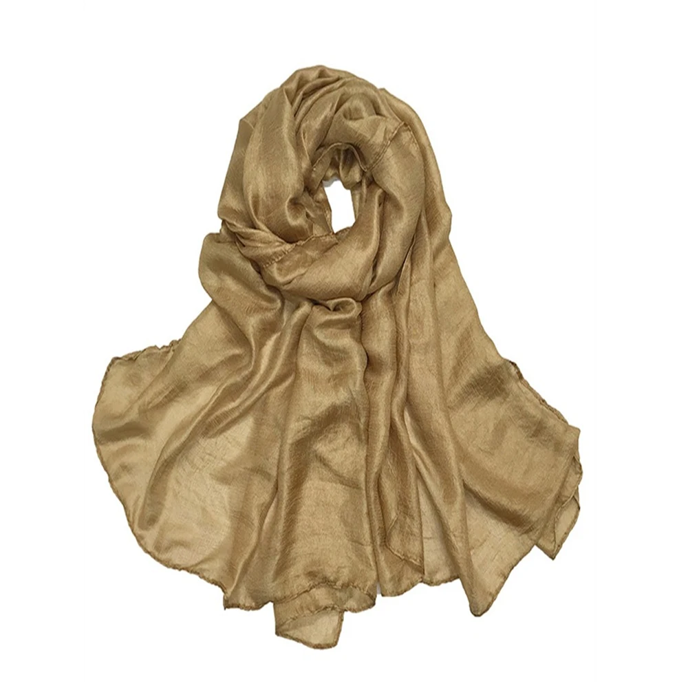 

Dutch Scarf Linen Solid Color Silk Soft Baotou Shawl Scarf