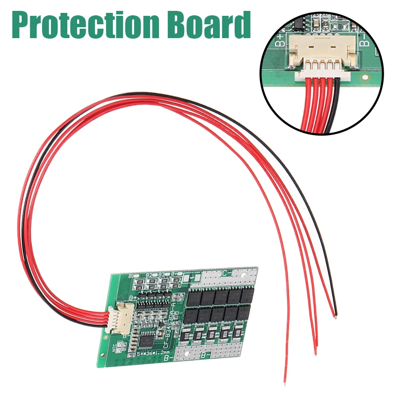 Интегральные схемы 1 шт. Φ 30A 12V BMS с балансом для батареи LiFePo4 LiFe 18650|Комплекты