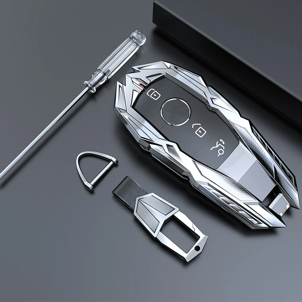 

New Fashion Car Key Cover Case Shell Bag Protective Key Ring For Mercedes Benz 2017 E Class W213 2018 S class Car Accessories