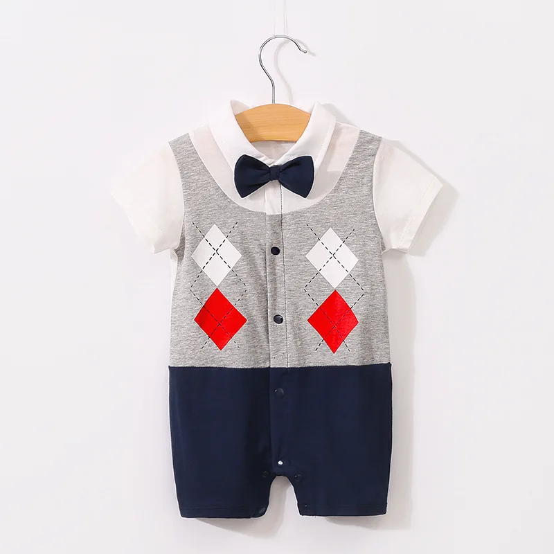 D Short Sleeve Bunvel/Одежда для новорожденных девочек; комбинезон с длинными рукавами и галстуком; комбинезон с рисунком; Одежда для маленьких девочек; костюм новорожденного ребенка - Цвет: D Short Sleeve