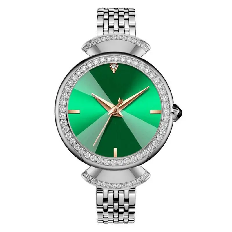 Модные Повседневные кварцевые наручные часы женские роскошный браслет из сплава