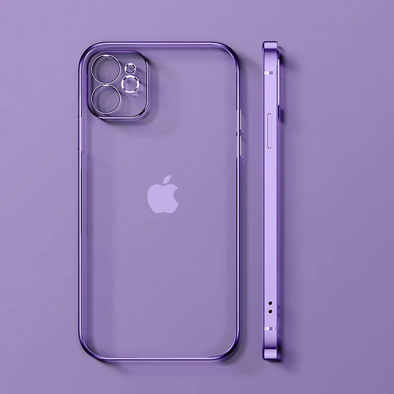 

ASTUBIA Soft Phone Case For iPhone 11 12 13 Pro Max Mini XS Max XR X XS 7 8 Plus SE 2020 Clear Back Cover