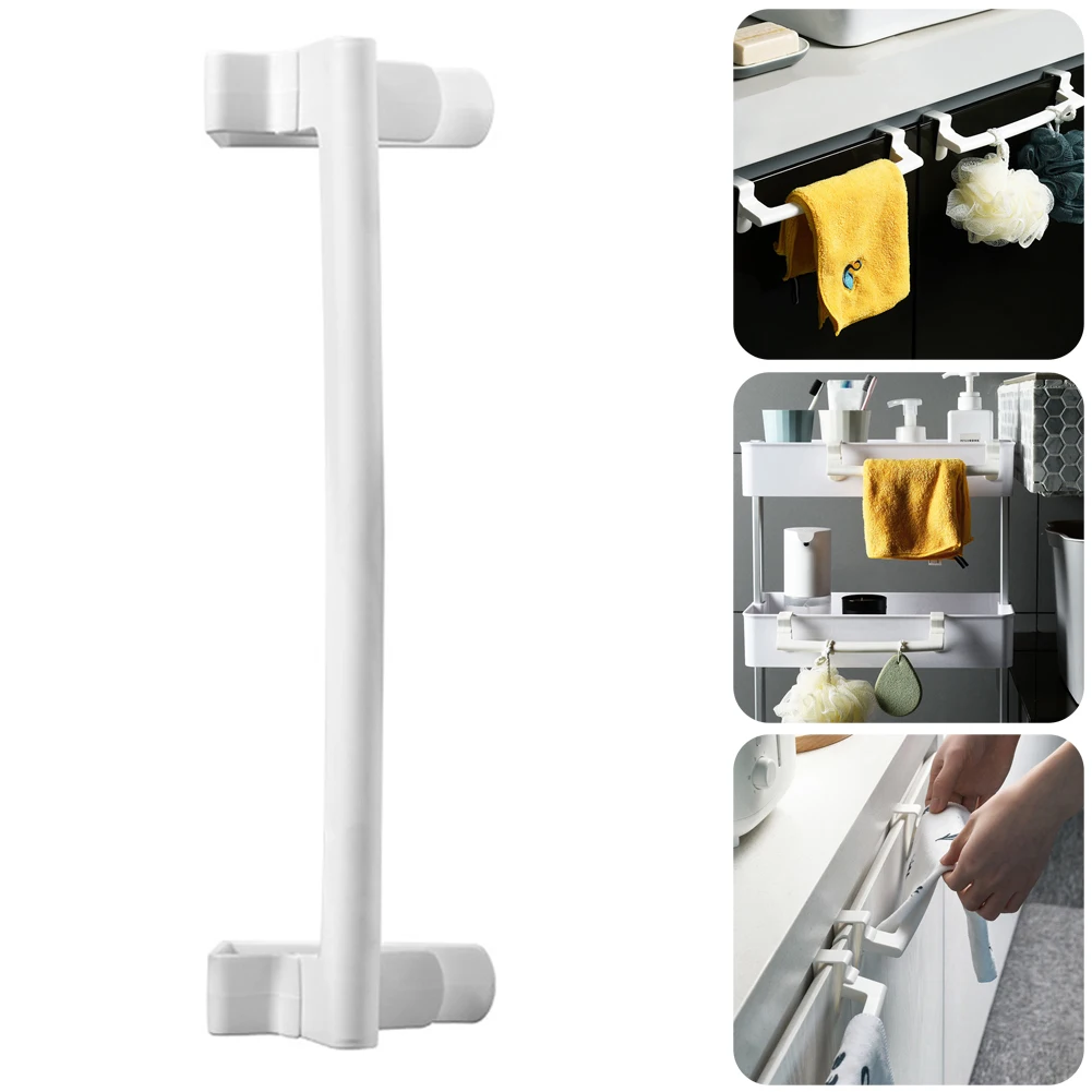 

Towel Rack Plastic Towel Hanger Cabinet Kitchen Bathroom Tower Holder Bathroom Towel Storage Towel Holder Fast delivery Dropship