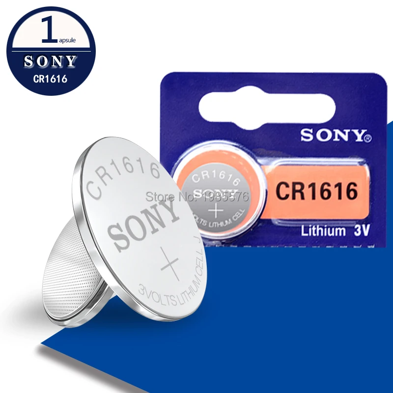 

1 шт. для Sony оригинальный CR1616 кнопочный Аккумулятор для часов автомобильный пульт дистанционного управления cr 1616 ECR1616 GPCR1616 L28 3 В литиевая бат...