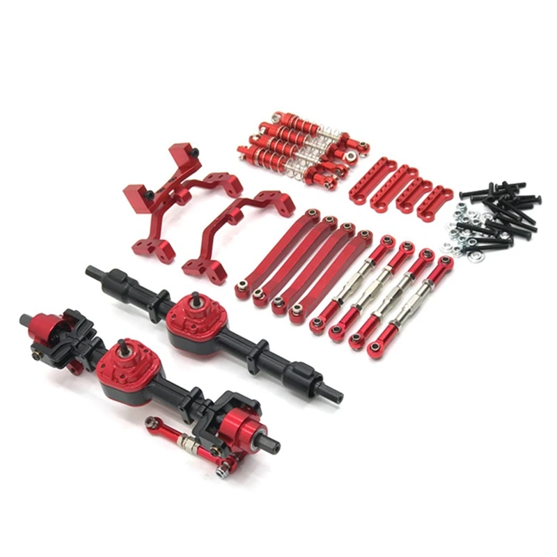 

Metal Front Rear Axle Link Rod Linkage Mounts Shock Absorber Set for MN D90 MN99S MN-90 1/12 RC Car Upgrade Parts