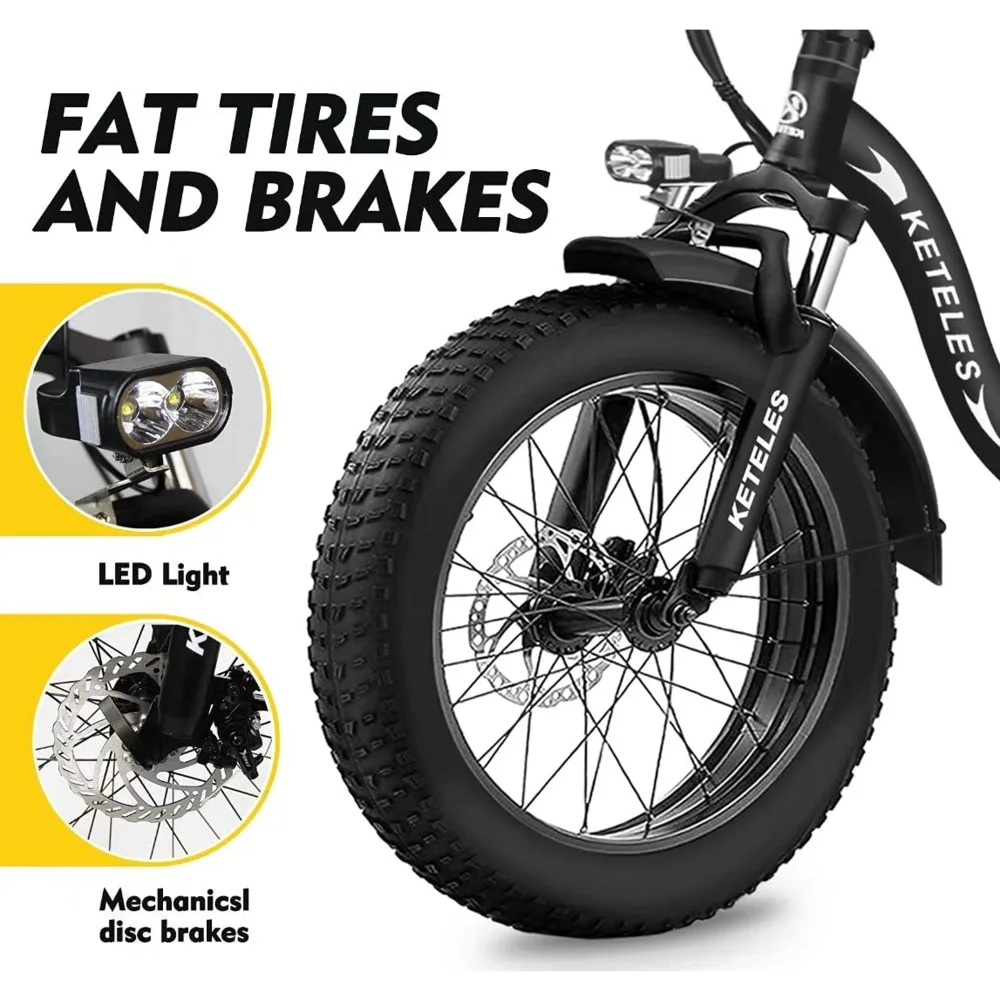 Велосипед Автомобильный складной 48 В 1000 Вт 20 дюймов | Спорт и развлечения