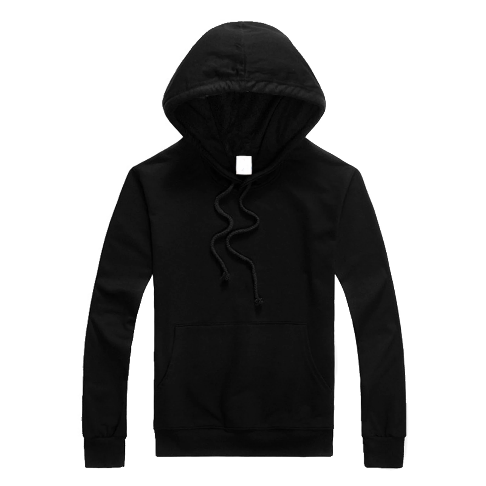 

Plain Pullover Hoodie Long Sleeve Hooded Top Sweatshirts Unisex Mens Ladies TC21