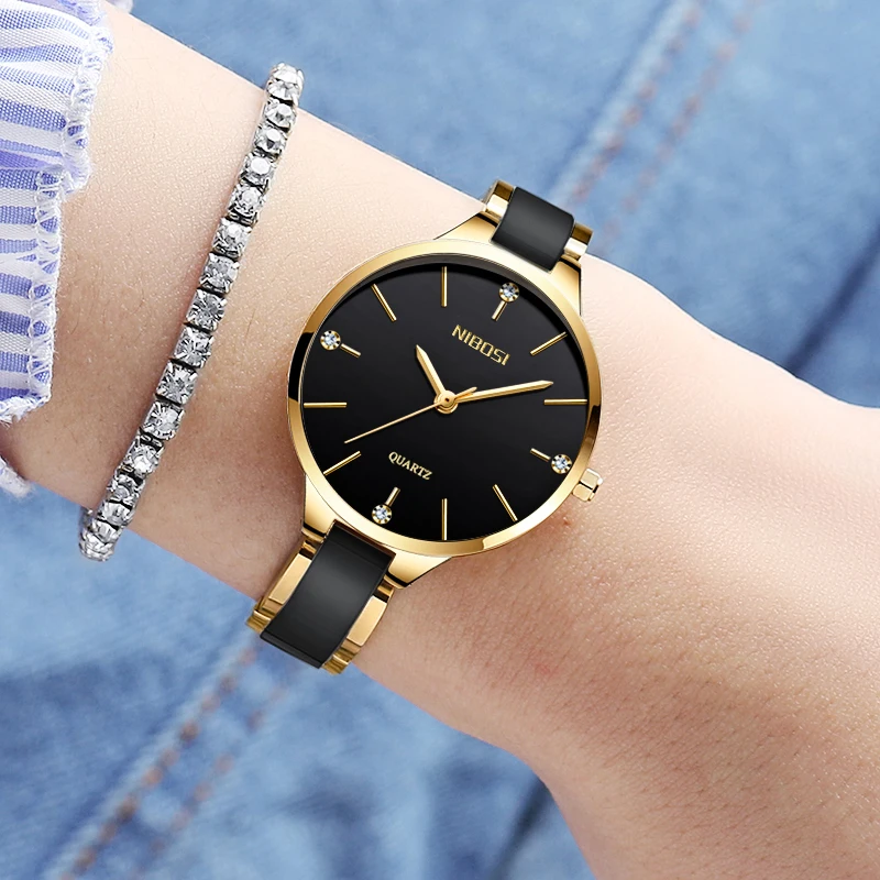 

NIBOSI Creative Ladies Watch Fashion Top Brand Women Quartz Luxury Female Clock Girl Dress Women Wristwatch Relogio Feminino