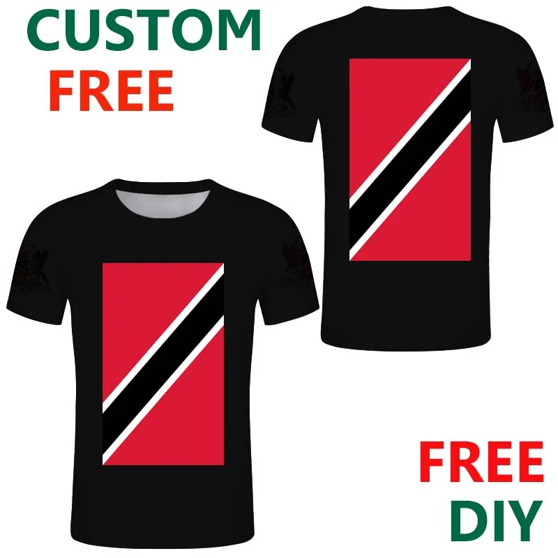 Тринидад и Тобаго Флаг Футболка собственными руками Сделай Сам бесплатная