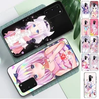 kanna kamui dragon cute anime girls phone case for samsung s10 21 20 9 8 plus lite s20 ultra 7edge