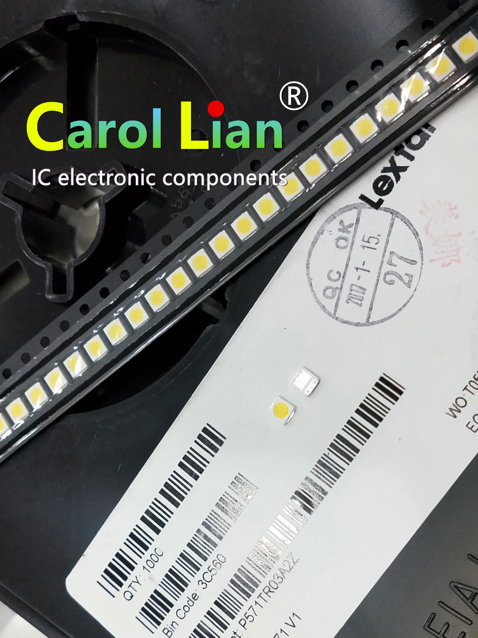 500 шт. Lextar LED подсветка Высокая мощность 1 8 Вт 3030 6 в холодный белый 150-187LM PT30W45 V1 ТВ
