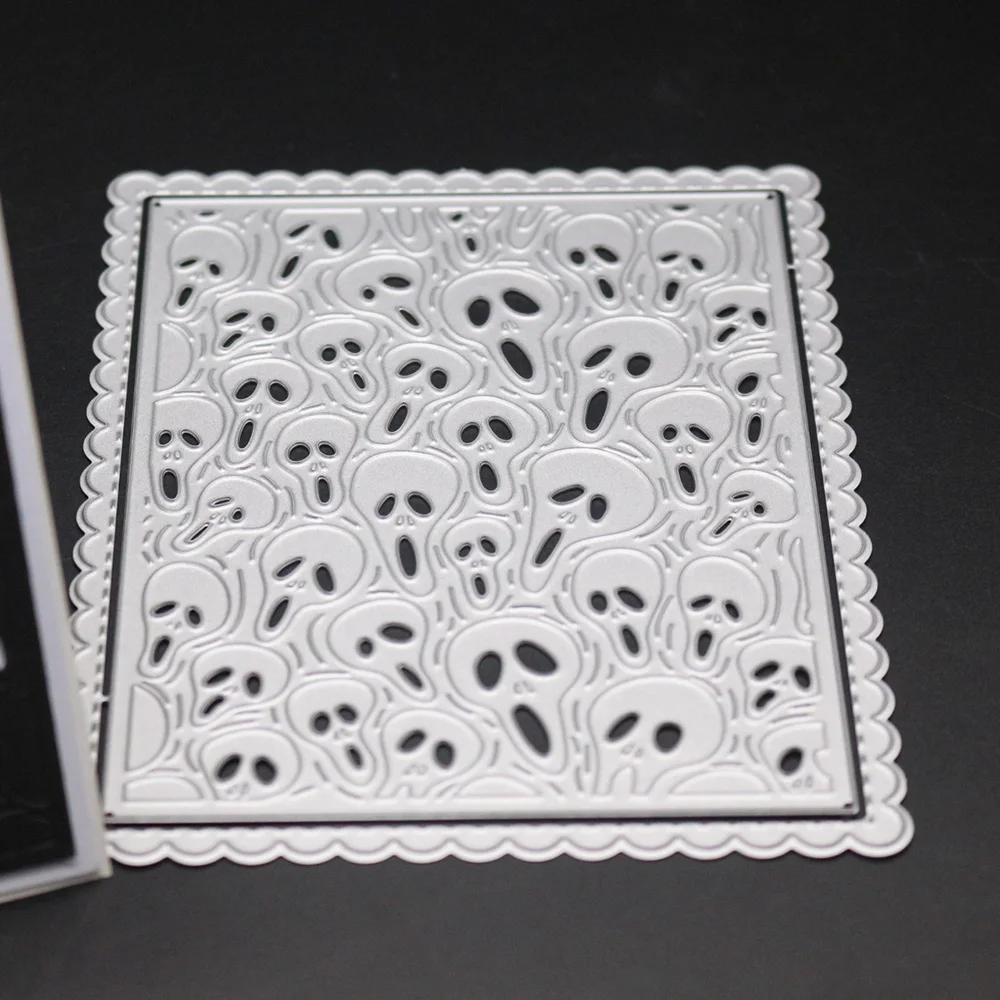 Новый Хэллоуин призрак тиснение режущий пресс форма инструмент шаблон для