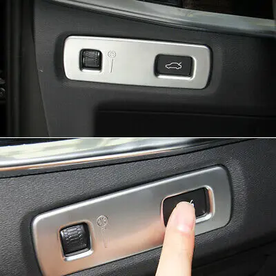 

Steel Matte Inner Head Light Switch Button Cover 1pcs For Volvo S90 / V90 17-19