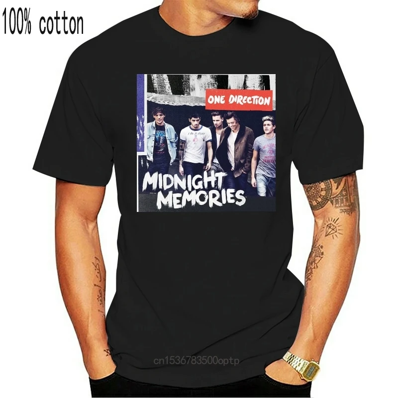 

New One Direction - Midnight Memories White T-Shirt Femme Ladies Summer Short Sleeves Cotton T-Shirt Fashion