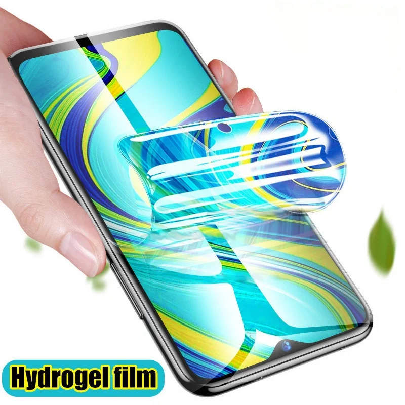 Гидрогелевая пленка для Redmi Note 9 S защиты экрана от царапин полное покрытие Xiaomi Red mi