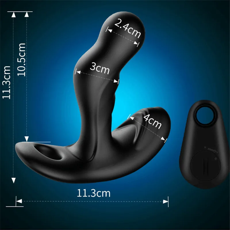 Вибратор для массажа простаты интимные игрушки мужчин вращающаяся на 360 градусов