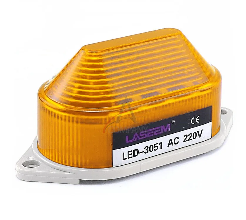 Led 3051 стробоскопический сигнал Предупреждение светильник 12V 24V 220V Индикатор лампа